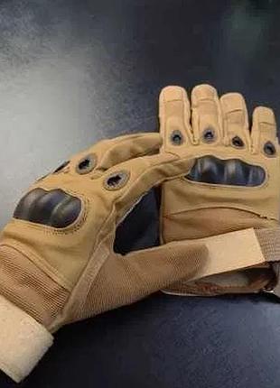 Тактические перчатки xl с пальцами черные. перчатки военные для всу - большие xl койот, xl