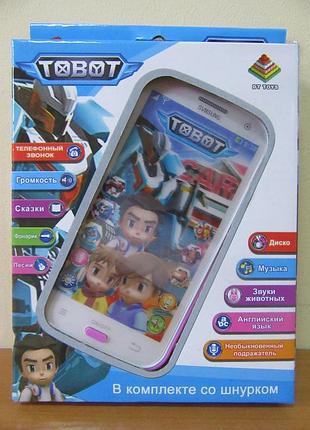 Телефон детский интерактивный тобот dt 030c