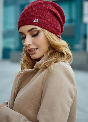 Шапка «ангел» (4931) бордовый