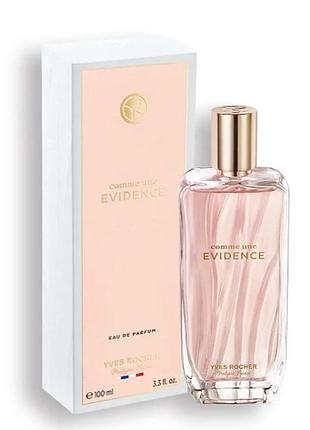 Парфюмированная вода эвиденс ив роше как явность yves rocher comme une evidence 100мл