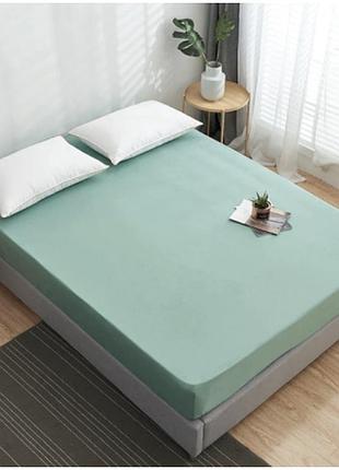 Набор простынь на резинке 180х200х20см +наволочки 70х70 2шт бязь тм ярослав №9 сукулент