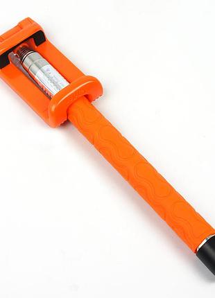 Палка для селфи с bluetooth s4 black orange