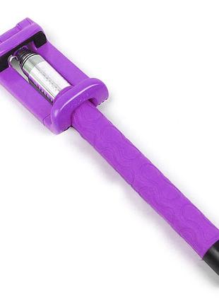 Палка для селфи с bluetooth s4 black purple