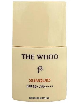 Легкий солнцезащитный лосьон-санквайд пробник the history of whoo sunquid spf50+ pa++++