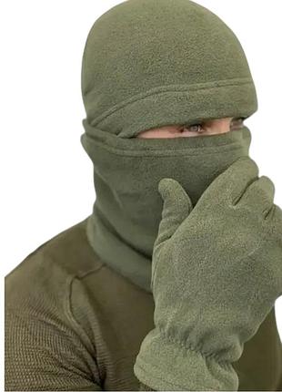 Комплект (шапка, бафф, перчатки) ranger, олива 55-57 (ra8956)