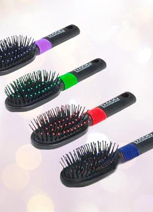 Расческа массажная маленькая с пластмассовыми зубьями dagg 17 см