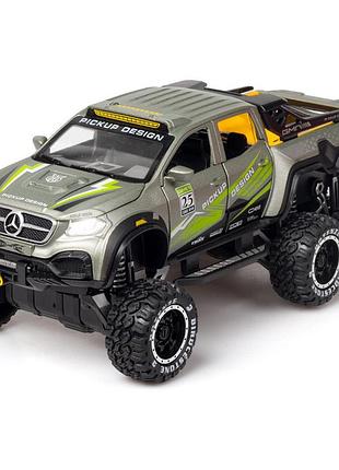 Детская игрушка машинка металлическая mercedes-benz amg x-class 6x6
