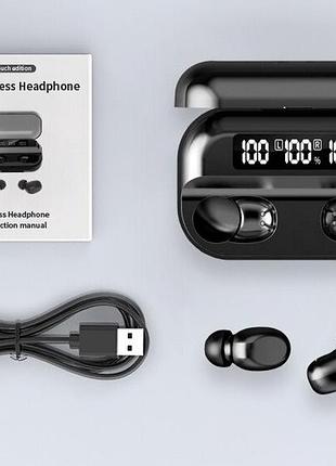 Беспроводные блютуз наушники t3 bluetooth наушники 5.3 tws шумоподавление сенсорное управление