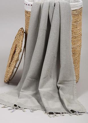 Полотенце-пештемаль пляжное stone 85х160 бежевый barine