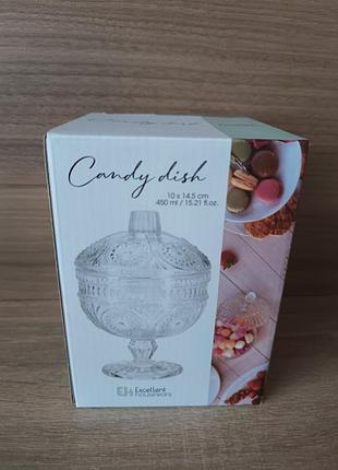 Конфета ваза для конфет сладостей с крышкой