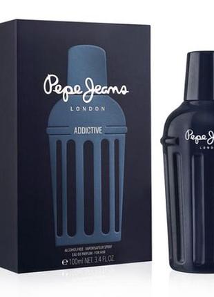 Pepe jeans парфумована вода для чоловіків pepe jeans addictive , 100мл