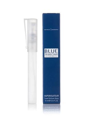 Мужской мини парфюм antonio banderas blue seduction for men 10 мл