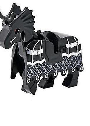 Мини фигурка рыцарский конь лошадь к средневековым рыцарям