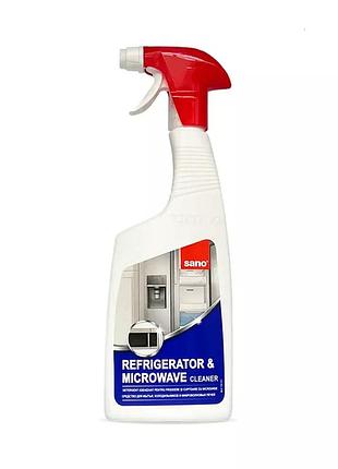 Засіб для чищення мікрохвильової печі і холодильника sano refrigerator microwave cleaner, 750 мл