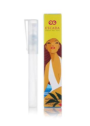 Женский мини парфюм escada agua del sol 10 мл