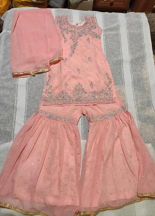 Карнавальный костюм, наряд восточной красавицы, жасмин. шахерезады, на 9-10роков