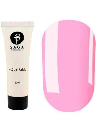 Полигель saga polygel 05 розовый, 30 мл