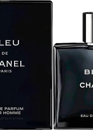 Мужская туалетная вода bleu de chanel 100 мл с магнитной лентой