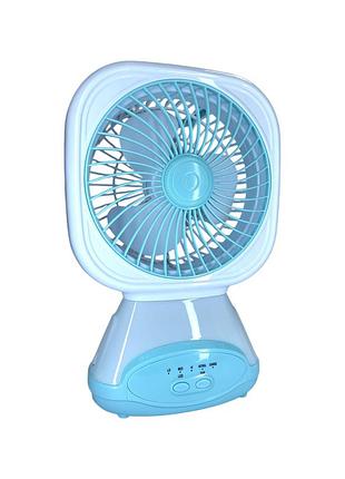 Акумуляторний вентилятор kz-2816, blue 3000 mah