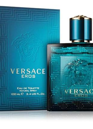Туалетная вода мужская versace eros 100 мл (с магнитным штрих-кодом)