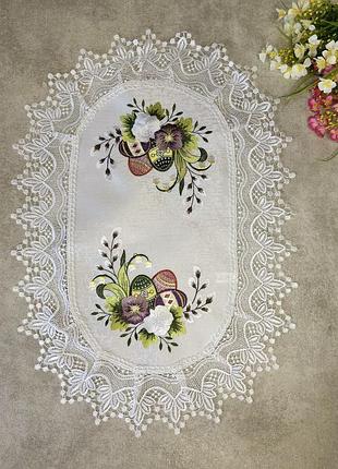 Серветка пасхальна на кошик 60*40 см