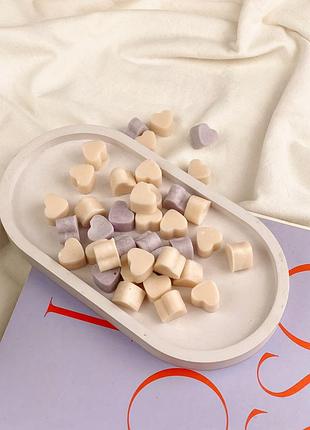 Набір ароматичних соєвих міні-саше (30шт) на гіпсовій підставці ручної роботи orgazmiс