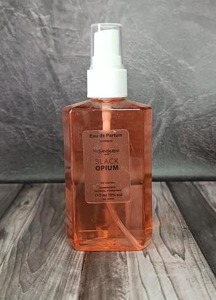 Парфюм женский yves saint laurent black opium parfum (ив сен лоран блэк опиум) 110 мл.