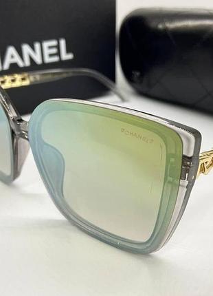 Жіночі сонцезахисні окуляри c*anel різні кольори сірий