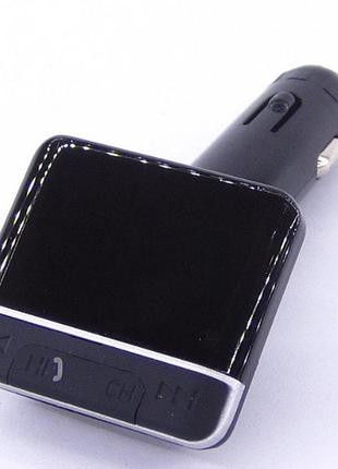 Автомобильный трансмиттер fm модулятор с подзарядкой hz h3bt bluetooth + usb + microsd (цвет чёрный)
