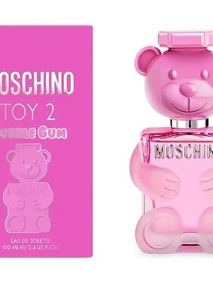 Женская туалетная вода moschino toy 2 bubble gum 100 мл.