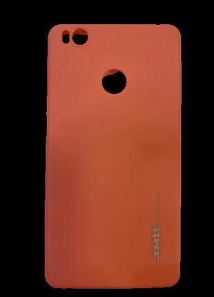 Защитный чехол-накладка smtt soft touch на xiaomi 4s красный