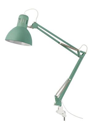 Ikea tertial настільна лампа зелена 704.472.19