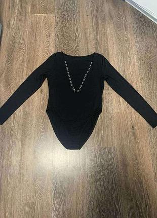 Боді на шнуровці спереду