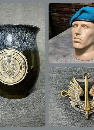 Набір морська піхота: берет з кокардою і чашка