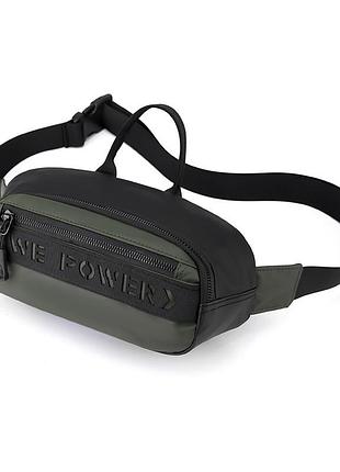 Нова модна чоловіча спортивна поясна сумка, водовідштовхувальна, повсякденна сумка через плече