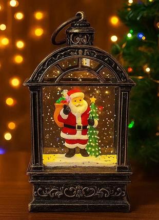Новогодний музыкальный ночник санта клаус