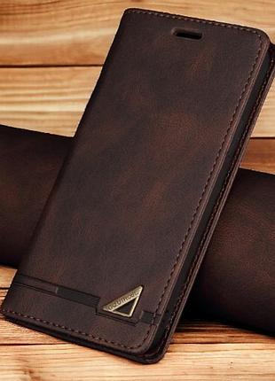 Чехол-книжка магнитный на samsung а54 чехол книжкой на самсунг а54(sm-a546) коричневый