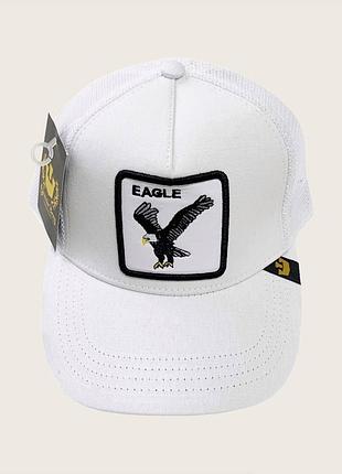 Уцінка!!!кепка тракер eagle біла