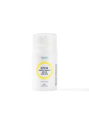 Крем захисний універсальний spf 50 для всіх типів шкіри 50 мл tanoya