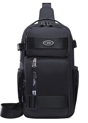 Барсетка сумка-слінг на груди для плече багатофункціональна водонепроникна