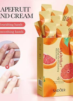 Крем для рук у стіках з персиком sadoer hand cream honey апельсин (20×4 мл)
