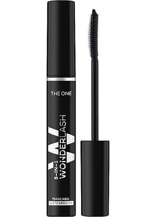 Водостійка туш для вій oriflame the one 5-in-1 wonder lash mascara waterproof, 8 мл