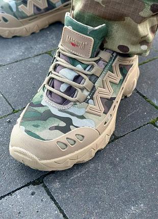 Кроссовки армейские magnum ( мультикам / койот / черные ) камуфляж мультикам, 42