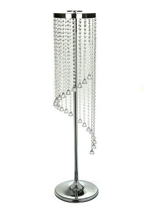 Уценка подсвечник "франческа" из металла и стекла (ржавчина внизу подсвечника). выс. 114 см elisey