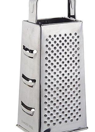 Gt-gr-1002 тертка metal чотирьохстороння 20см gusto