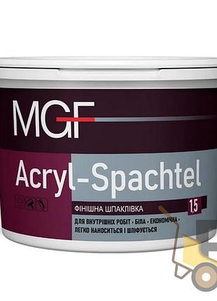 Шпаклевка финишная готовая к применению mgf acryl-spachtel 3.5 кг