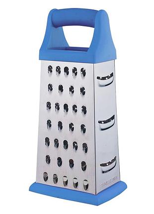 Gt-gr-3003 тертка super sharp чотирьохстороння з опорою з округлою ручкою 20см gusto