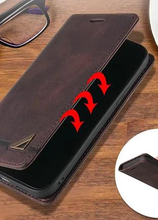 Чехол-книжка на redmi note 11\note 11s чехол книга на редми note 11\note 11s красный 10