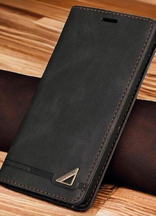 Чохол книжка магнітний для redmi note 11pro 4g\5g чохол на редмі ноут 11про чорний