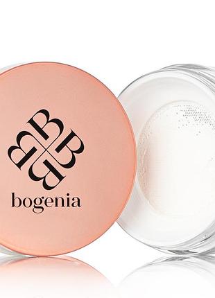 Пудра для лица рассыпчатая bogenia angelic bg642, 01 (white) 10g